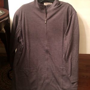 Simply Susan zip up top